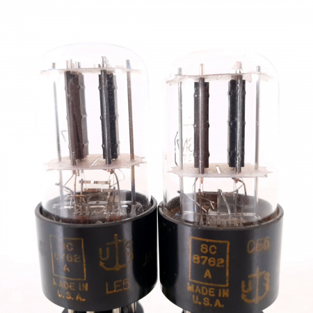 2 X JAN CPR 6SN7GT / VT231 RAYTHEON. BLACK PLATES. USED MATCHED PAIR. CX  ENA