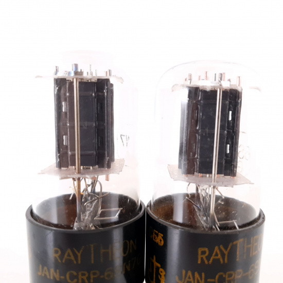 2 X JAN CPR 6SN7GT / VT231 RAYTHEON....