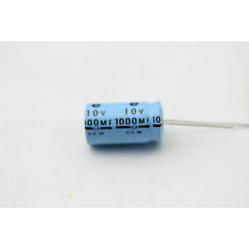 ELECTROLYTIC CAPACITOR 10V 1000uF CEW NOS 3PC. CA68U1906F260916