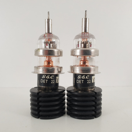2 X CV273 / DET22 GEC TUBE. 1960s PRODUCTION. AC ENA