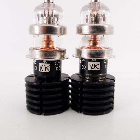 2 X CV273 / DET22 GEC TUBE. 1960s PRODUCTION. AC ENA
