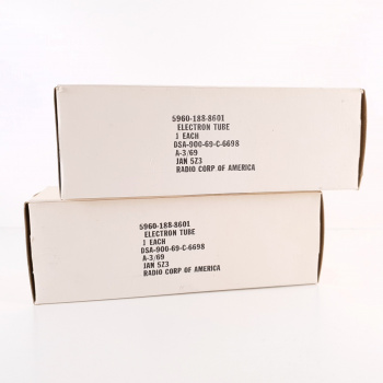 2 X JAN 5Z3 RCA TUBE. 1969... 2