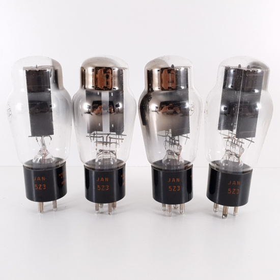4 X JAN 5Z3 RCA TUBE. 1969 PROD....