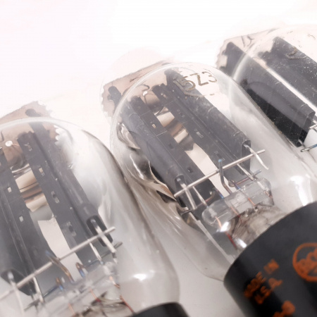 4 X JAN 5Z3 RCA TUBE. 1969 PROD. BLACK PLATES. MATCHED QUAD. CA ENA