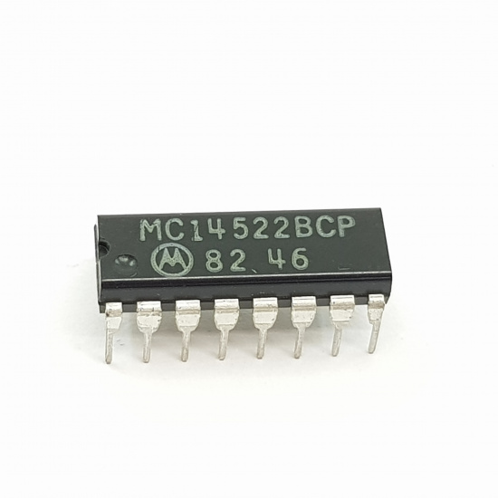 1 X MC14522BCP MOTOROLA INTEGRATED CIRCUIT NOS.1PC. C608CU3F151024