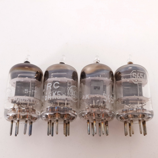 4 X 6AK5W / 5654 RCA TUBE. 1955 PROD....