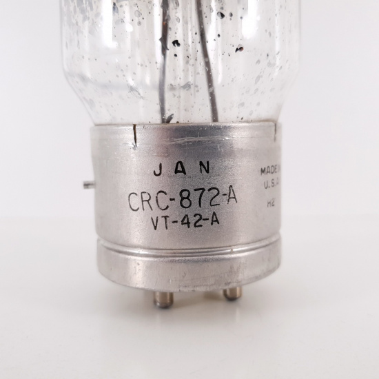 1 X JAN CRC 872A / VT42A RCA TUBE. CU...