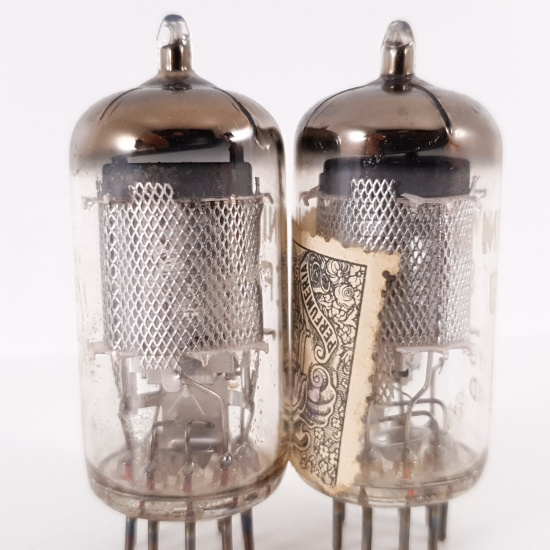 2 X EF86 MINIWATT TUBE. 1950s PHILIPS...