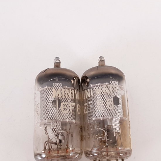 2 X EF86 MINIWATT TUBE. 1950s PHILIPS...
