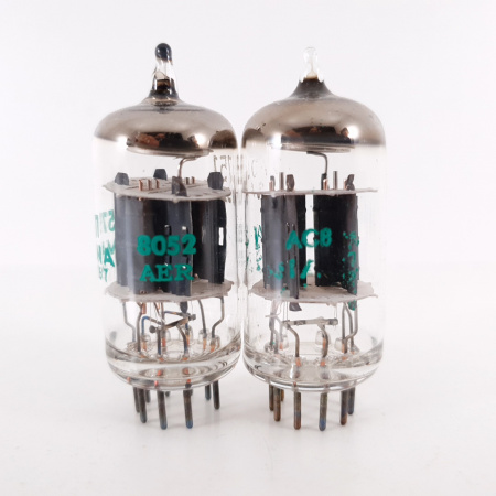 2 X JAN 5751 SYLVANIA TUBE. 1980s PROD. SOLID GETTER. COPPER RODS. CX ENA