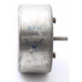 POTENTIOMETER ALTER 33K OHM LIN W/O ON/OFF NOS 1PC. CA303U1F070617