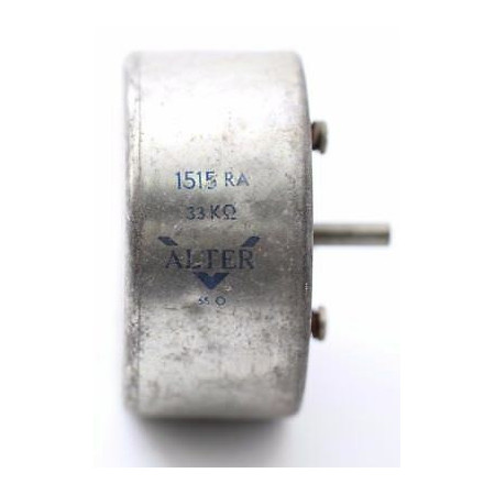 POTENTIOMETER ALTER 33K OHM LIN W/O ON/OFF NOS 1PC. CA303U1F070617
