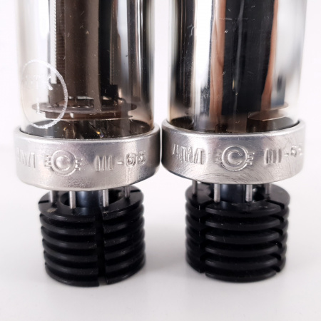 2 X 4P1L / 4П1Л SVETLANA WINGED C TUBE. DUAL INVERTED CUP GETTER. CO ENA