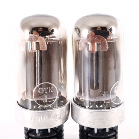 2 X 4P1L / 4П1Л SVETLANA WINGED C TUBE. DUAL INVERTED CUP GETTER. CO ENA