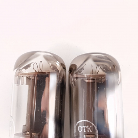 2 X 4P1L / 4П1Л SVETLANA WINGED C TUBE. DUAL INVERTED CUP GETTER. CO ENA