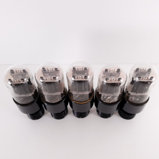 5 X 12SX7GT ULTRON TUBE. BLACK...