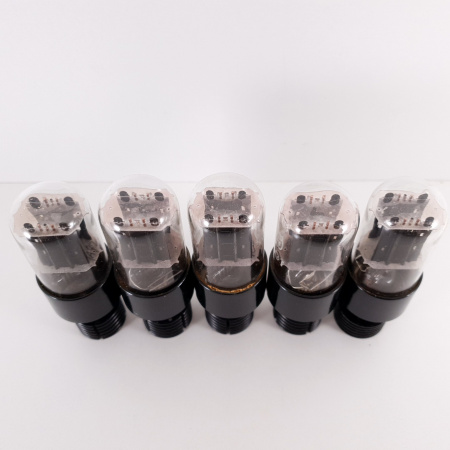 5 X 12SX7GT ULTRON TUBE. BLACK PLATES. MATCHED QUINTET. CO ENA