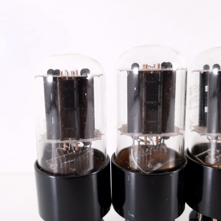 5 X 12SX7GT ULTRON TUBE. BLACK PLATES. MATCHED QUINTET. CO ENA