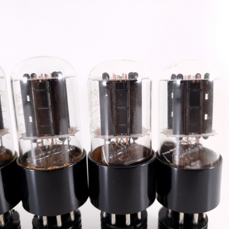 5 X 12SX7GT ULTRON TUBE. BLACK PLATES. MATCHED QUINTET. CO ENA