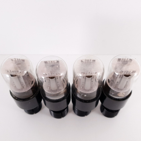 4 X 12SL7GT ULTRON TUBE. GE PROD. SILVER PLATES. 2 MATCHED PAIRS. CO ENA