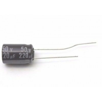 ELECTROLYTIC CAPACITOR ROE 220uF 50V NOS (NEW OLD STOCK) 1PC. CA307U16F030717