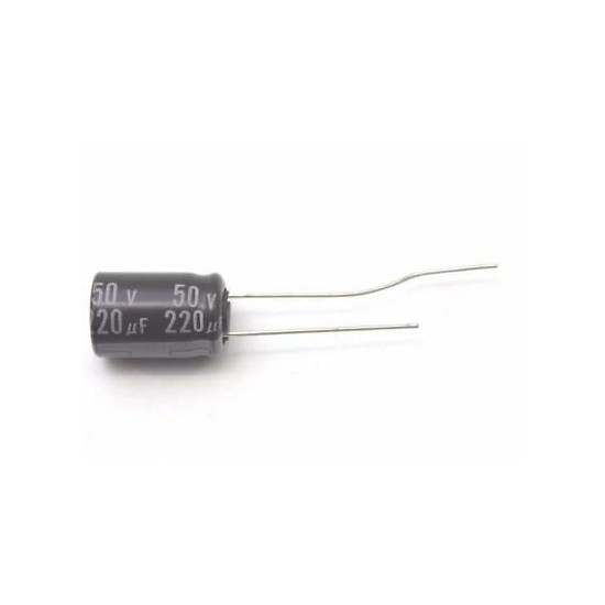 ELECTROLYTIC CAPACITOR ROE 220uF 50V NOS (NEW OLD STOCK) 1PC. CA307U16F030717