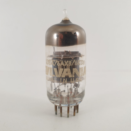 1 X 6U8A / 6AX8 / 6KD8 SYLVANIA TUBE. COPPER RODS. CO ENA