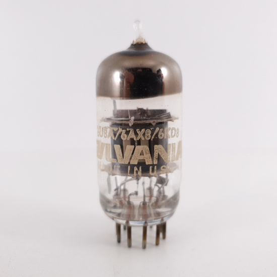 1 X 6U8A / 6AX8 / 6KD8 SYLVANIA TUBE....