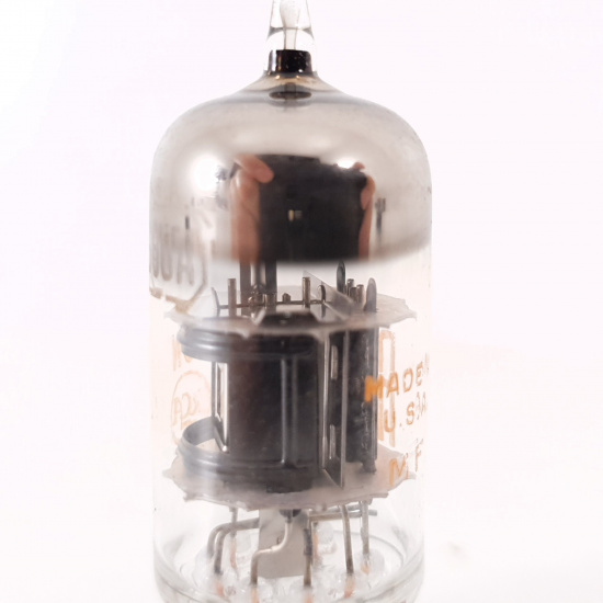 1 X 6U8A RCA TUBE. 1960s PROD. BLACK...