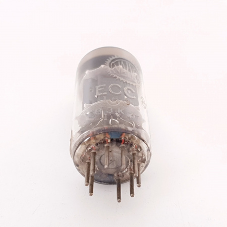 1 X ECC83 VALVO TUBE. 1960s MULLARD PROD. B-CODES. USED. CO ENA