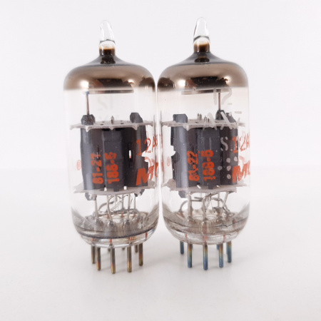 2 X 12AX7 / ECC83 MOTOROLA TUBE. 1980s GE PROD. MATCHED PAIR. CO ENA