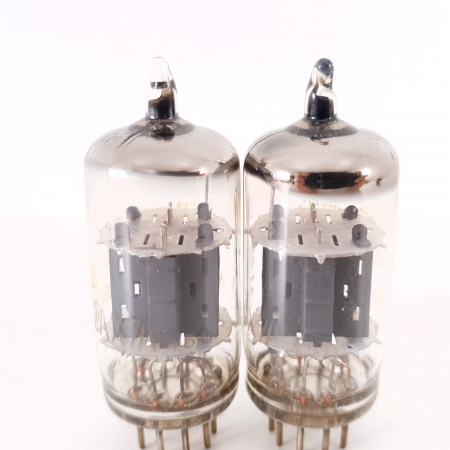 2 X 12AX7A UNITED ELECTRON TUBE. 1979 KOREAN PROD. MATCHED PAIR. CO ENA
