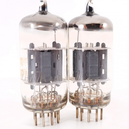 2 X 12AX7A UNITED ELECTRON TUBE. 1979 KOREAN PROD. MATCHED PAIR. CO ENA