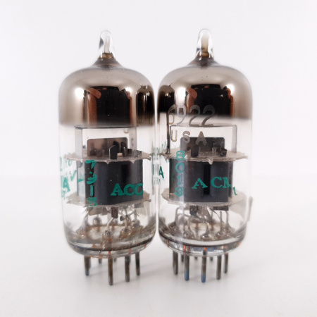 2 X JAN 6922 SYLVANIA TUBE. 1980s PROD. PAIR. CO ENA