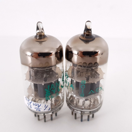 2 X JAN 6922 SYLVANIA TUBE. 1980s PROD. PAIR. CO ENA