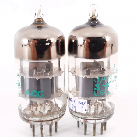 2 X JAN 6922 SYLVANIA TUBE. 1980s PROD. PAIR. CO ENA