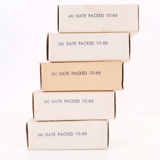 5 X JHS 6X4WA SYLVANIA TUBE. 1966...