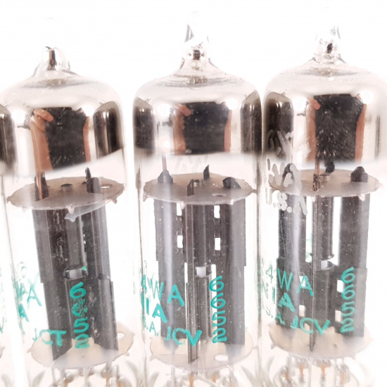 5 X JHS 6X4WA SYLVANIA TUBE. 1966...