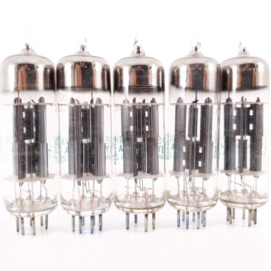 5 X JHS 6X4WA SYLVANIA TUBE. 1966...