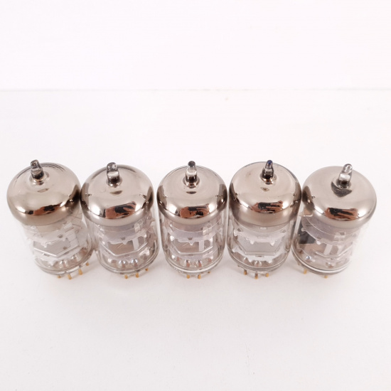 5 X EC88 MAZDA TUBE. TELEFUNKEN PROD....