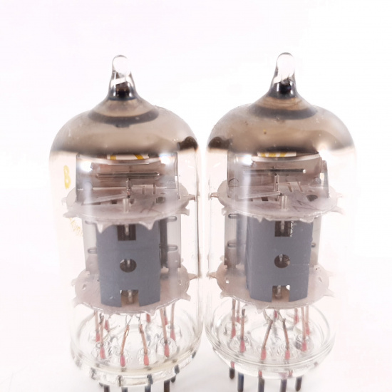 2 X ECF802 / 6JW8 TESLA TUBE. COPPER...