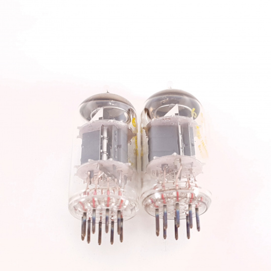2 X ECF802 / 6JW8 TESLA TUBE. COPPER...