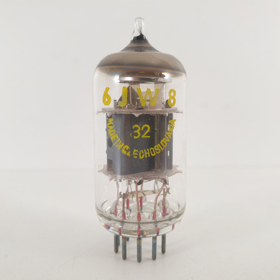 1 X ECF802 / 6JW8 TESLA TUBE. COPPER...