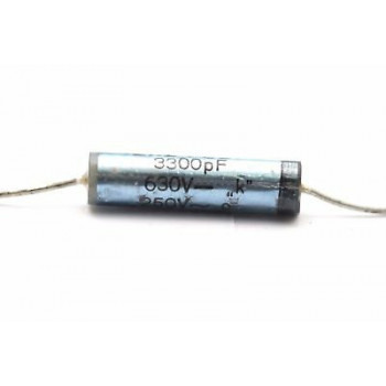 ELECTROLYTIC CAPATICOR EROFOL I 3300pF DC 630V AC 250V NOS 1PC. CA346U12F280717 2