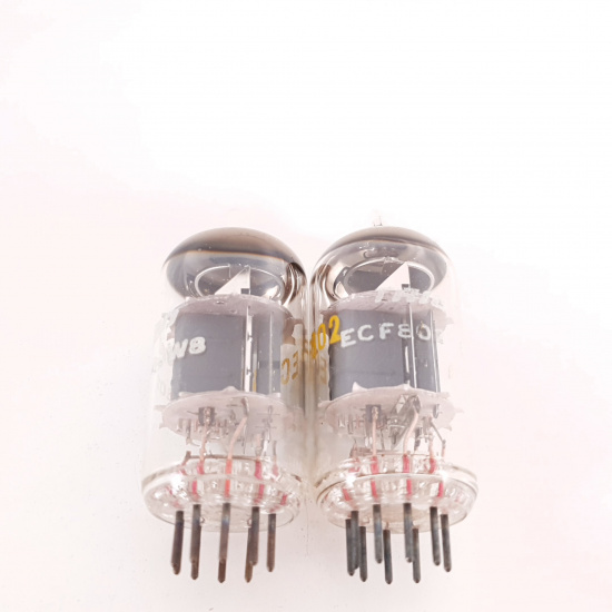 2 X ECF802 / 6JW8 TRIGON TUBE. COPPER...