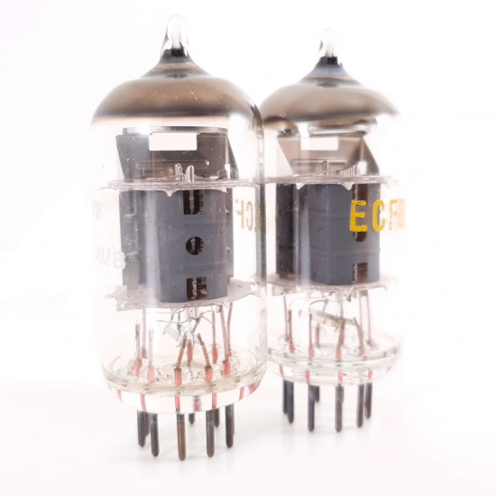 2 X ECF802 / 6JW8 TRIGON TUBE. COPPER...