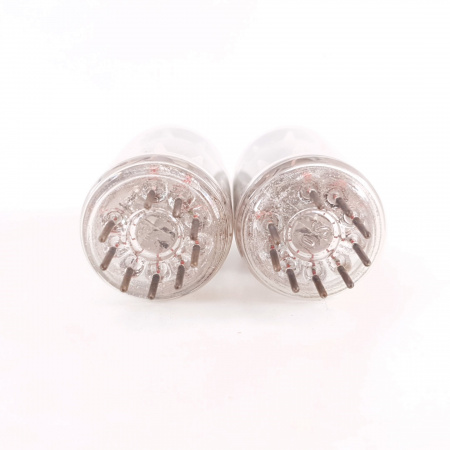 2 X ECF802 / 6JW8 TRIGON TUBE. COPPER RODS. MATCHED PAIR. 5. CH114