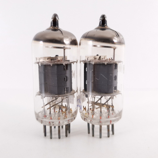 2 X ECF802 / 6JW8 MINIWATT TUBE....