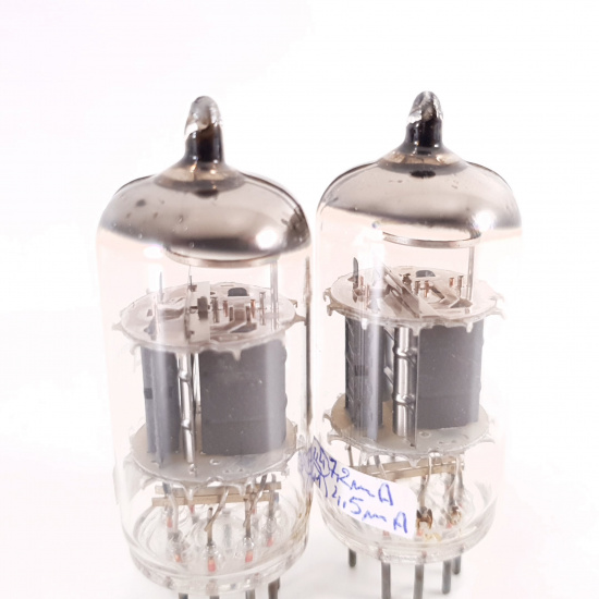 2 X ECF802 / 6JW8 MINIWATT TUBE....