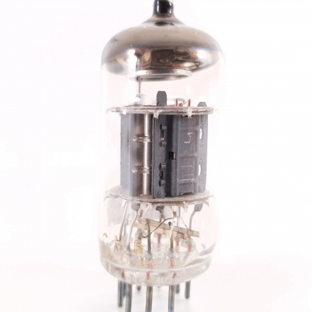 1 X ECF802 / 6JW8 MINIWATT TUBE. COPPER RODS. 9. CH114